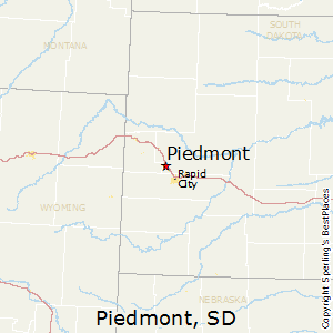Piedmont,South Dakota Map
