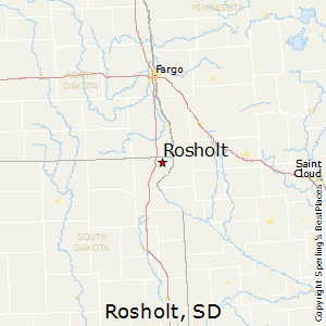 Rosholt,South Dakota Map