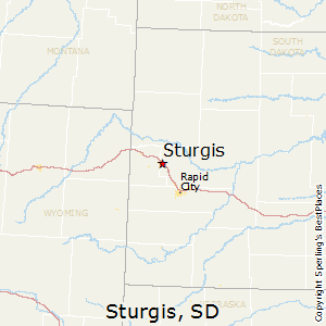 Sturgis,South Dakota Map