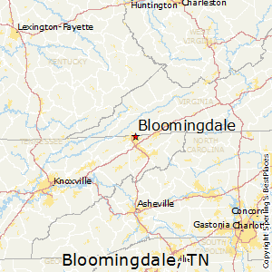 Bloomingdale,Tennessee Map