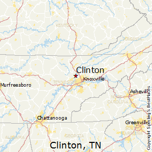 Clinton,Tennessee Map