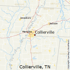 Collierville,Tennessee Map