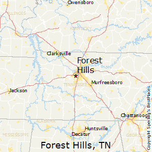 Forest_Hills,Tennessee Map