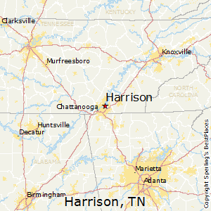 Harrison,Tennessee Map