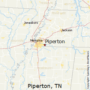 Piperton,Tennessee Map
