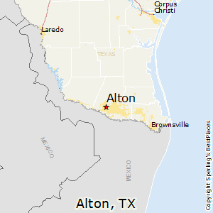 Alton,Texas Map
