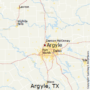 Argyle,Texas Map
