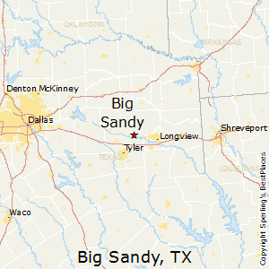 Big Sandy Texas Map Best Places To Live In Big Sandy, Texas