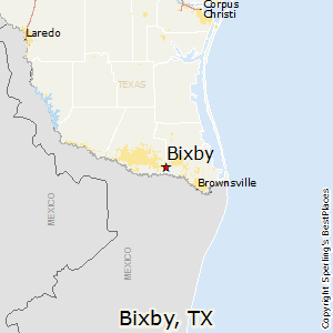 Bixby,Texas Map