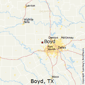 Boyd,Texas Map