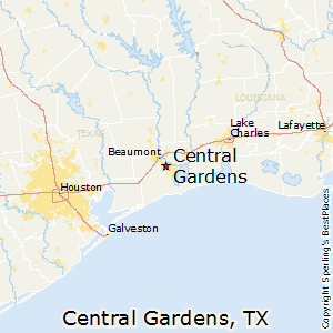 Central_Gardens,Texas Map
