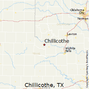 Chillicothe,Texas Map