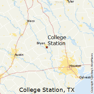 College_Station,Texas Map