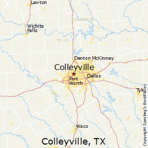 Colleyville,Texas Map