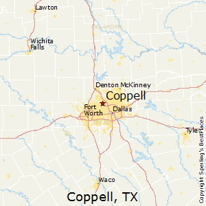 Coppell,Texas Map