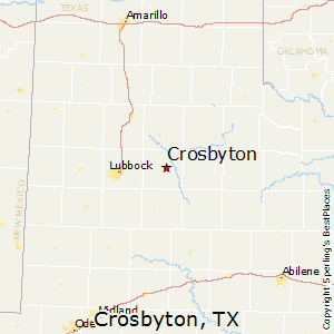Crosbyton,Texas Map