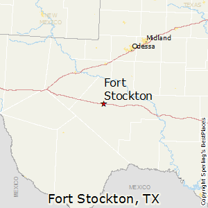 Fort_Stockton,Texas Map