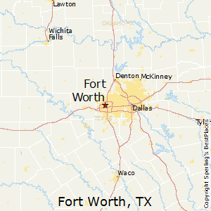 Fort_Worth,Texas Map