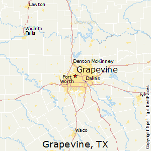 Grapevine,Texas Map