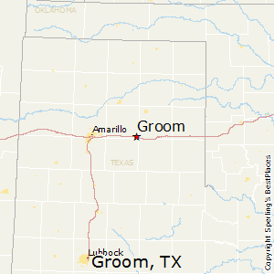 Groom,Texas Map