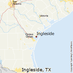 Ingleside,Texas Map