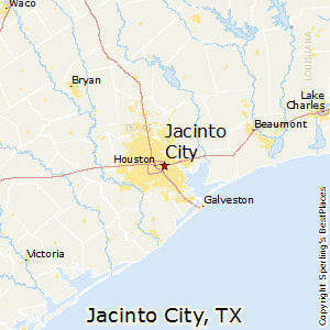 Jacinto_City,Texas Map