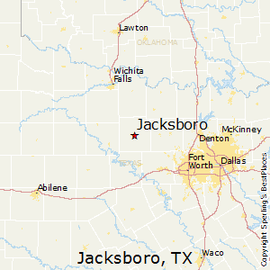 Jacksboro,Texas Map