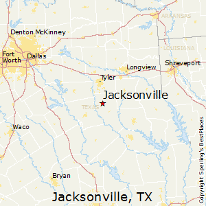 Map Of Jacksonville Texas Best Places to Live in Jacksonville, Texas