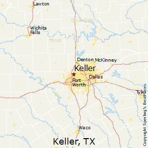 Keller,Texas Map