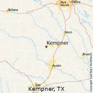 Kempner,Texas Map