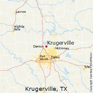 Krugerville,Texas Map