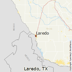 Laredo,Texas Map