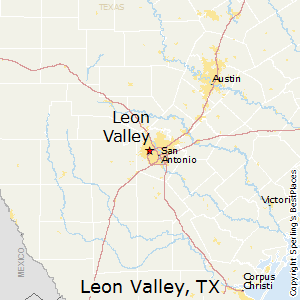 Leon_Valley,Texas Map