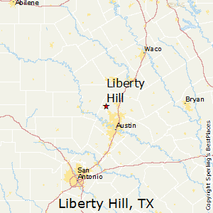 Liberty_Hill,Texas Map