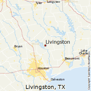 Livingston,Texas Map