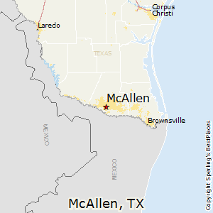 McAllen,Texas Map