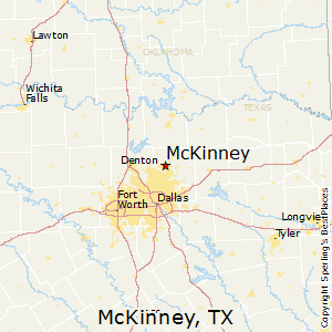 McKinney,Texas Map