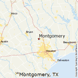 Montgomery,Texas Map