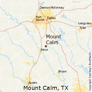 Mount_Calm,Texas Map