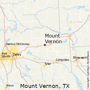 Mount_Vernon,Texas Map