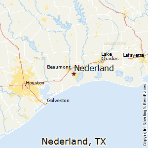Nederland,Texas Map