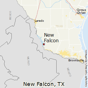 New_Falcon,Texas Map