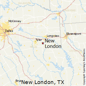 New_London,Texas Map