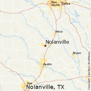 Nolanville,Texas Map