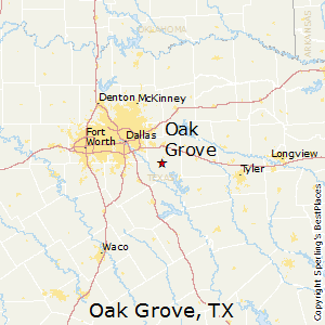 Oak_Grove,Texas Map