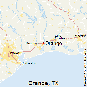 Map Of Orange Texas Best Places to Live in Orange, Texas