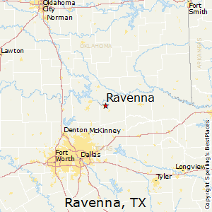 Ravenna,Texas Map