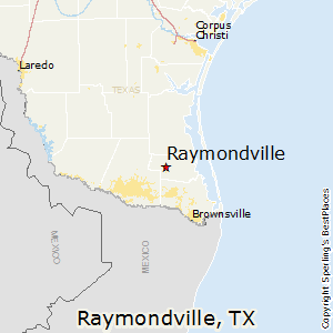 Raymondville,Texas Map