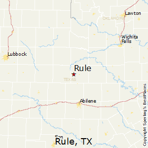 Rule,Texas Map