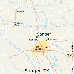 Map Of Sanger Texas Best Places to Live in Sanger, Texas